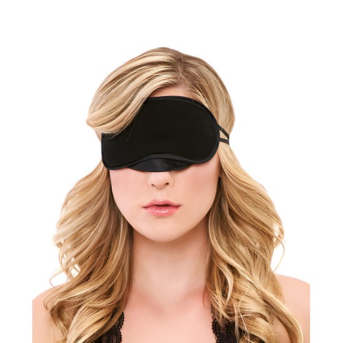 Lux Fetish Peek a Boo Love Mask Black