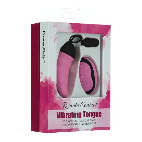 Powerbullet Remote Control Vibrating Tongue - Pink