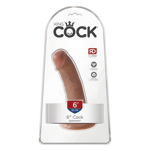 King Cock 6" Cock - Tan