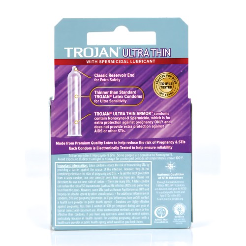Trojan Ultra Thin Armor - Box of 3