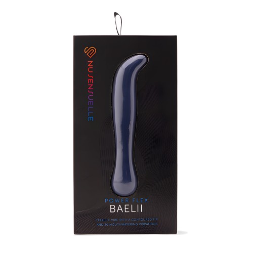 Vibrador G Spot Flexible Nu Sensuelle Baelii 20 Funciones - Navy