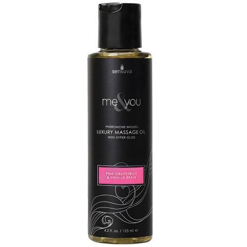 Sensuva Me & You Massage Oil - 4.2 oz