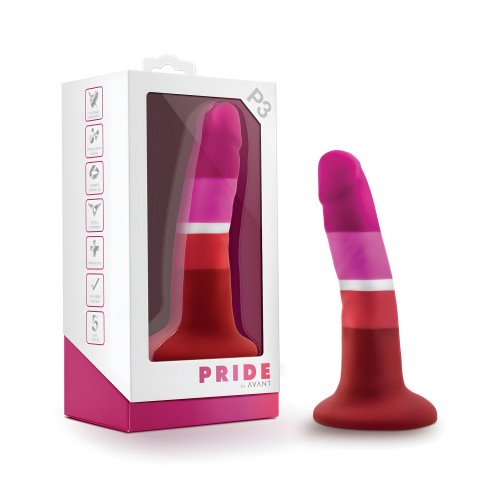 Blush Avant P3 Lesbian Pride Dong | Silicone Toy
