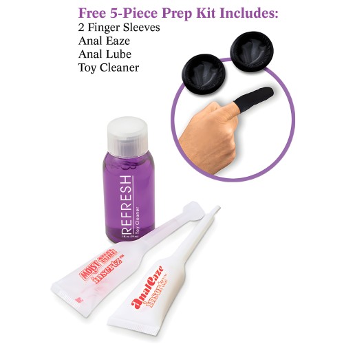 Colección Anal Fantasy Vibrador Reach Around - Negro