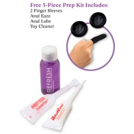 Colección Anal Fantasy Vibrador Reach Around - Negro