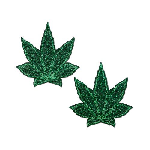 Pastease Hojas de Marihuana Brillantes - Verde O/S