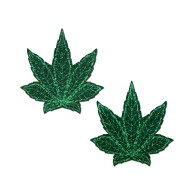 Pastease Hojas de Marihuana Brillantes - Verde O/S