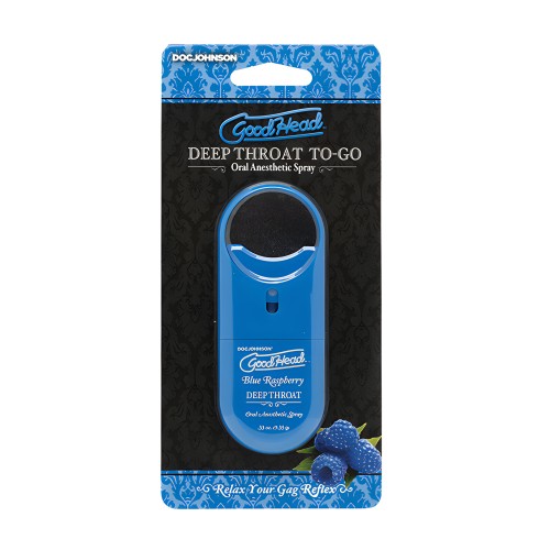 GoodHead Deep Throat Spray To-Go - Blue Raspberry