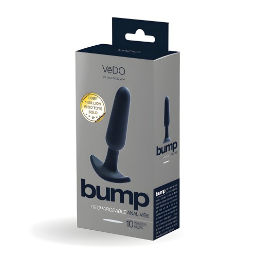 VeDO Bump Rechargeable Anal Vibe in Black