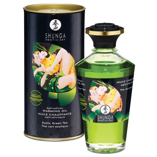 Shunga Organica Aceite Calentador - Té Verde