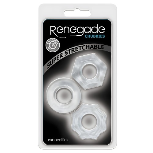 Renegade Chubbies 3 pack - Clear
