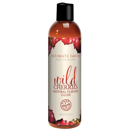 Intimate Earth Natural Flavors Glide - 60 ml Wild Cherries
