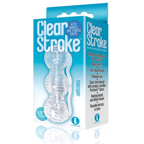 Masturbador Clear Stroke Threeway