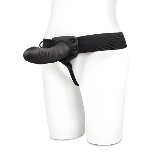 Lux Fetish Unisex Vibrating Hollow Strap On Dildo