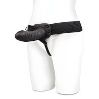 Lux Fetish Unisex Vibrating Hollow Strap On Dildo