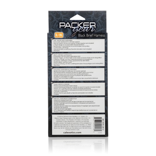 Packer Gear Brief Harness - Black