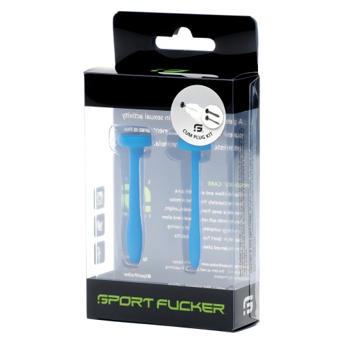 Kit de Plug Cum Sport Fucker - Azul