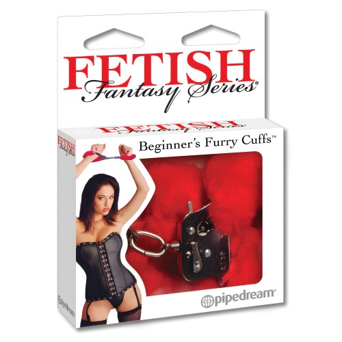 Fetish Fantasy Beginner's Furry Cuffs - Red