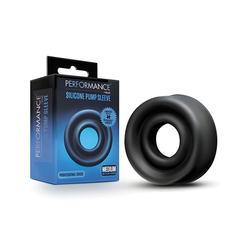 Manga de Bomba de Silicona Blush Performance Mediana - Negra