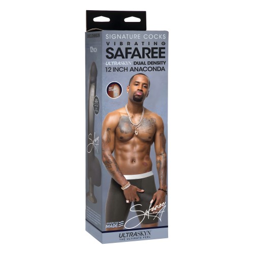 Signature Cocks ULTRASKYN 12" Vibrador con Succión - Safaree Samuels Anaconda