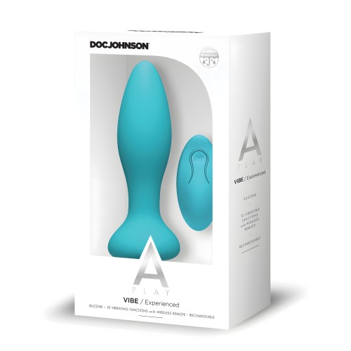 A Play Plug Anal de Silicona Recargable - Teal