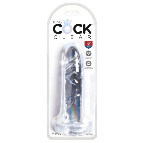 King Cock Clear 6" Cock | Realistic Dildo