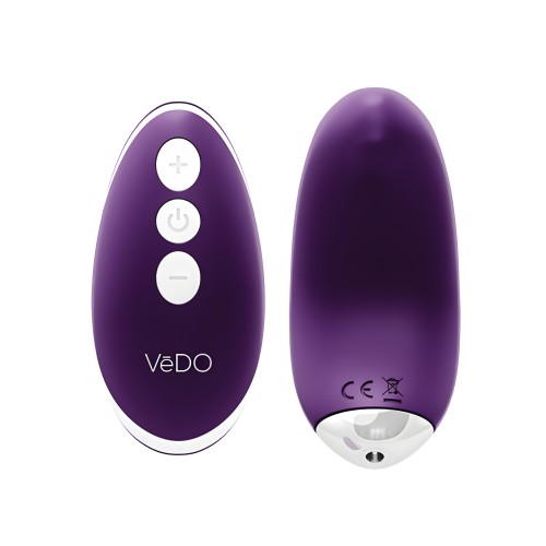 VeDO Niki Vibrador Recargable para Panties - Púrpura Profundo