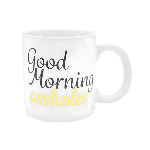 Good Morning Asshole Mug