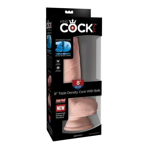 King Cock Plus 8" Triple Density Cock
