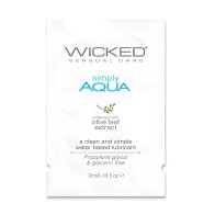 Wicked Sensual Care Lubricante Simply Aqua - A Base de Agua