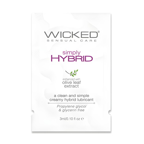 Wicked Sensual Care Simply Hybrid Lubricant - .1 oz
