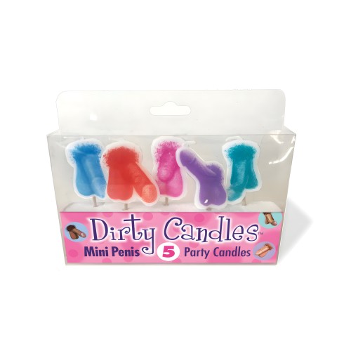 Set de Velas Sucias Mini-Pene | Candy Prints