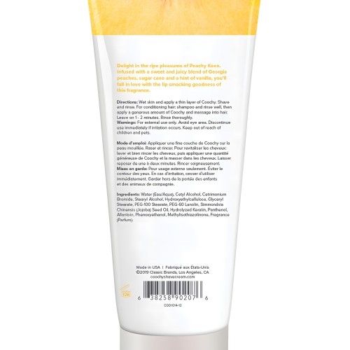 COOCHY Shave Cream - 12.5 oz Peachy Keen