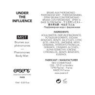 Bruma Corporal EXSENS de París con Feromonas - 15 ml Under the Influence