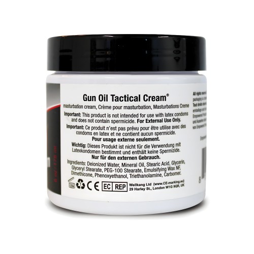 Crema Táctica - Tarro de 6 oz