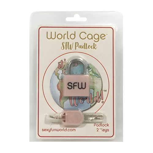 Candado SFW World Cage - 2 Llaves
