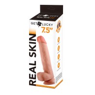 Get Lucky 7.5" Real Skin Series Dildo