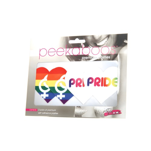 Peekaboos Corazones del Orgullo - Pasties Divertidos