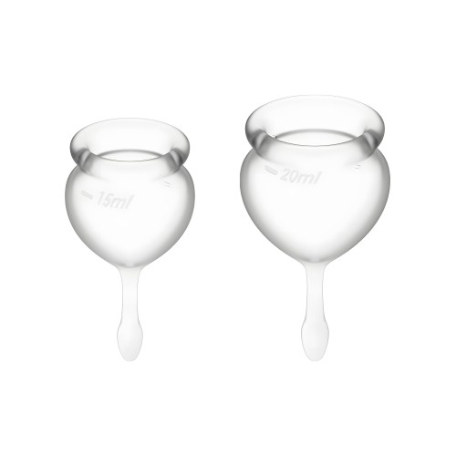 Satisfyer Feel Good Menstrual Cup - Transparent