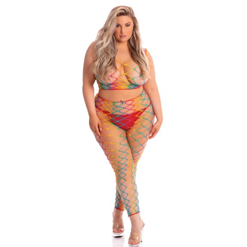 Pink Lipstick Roy G. Biv Bodystocking