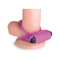 Bang! Vibrating Cock Ring - Purple