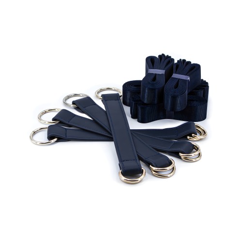 Bondage Couture Tie Down Straps - Blue