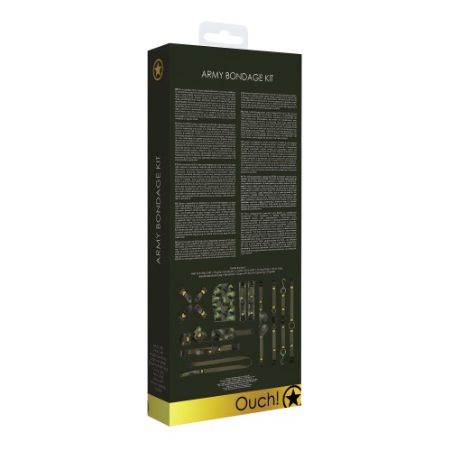 Kit de Bondage Army de Shots Ouch