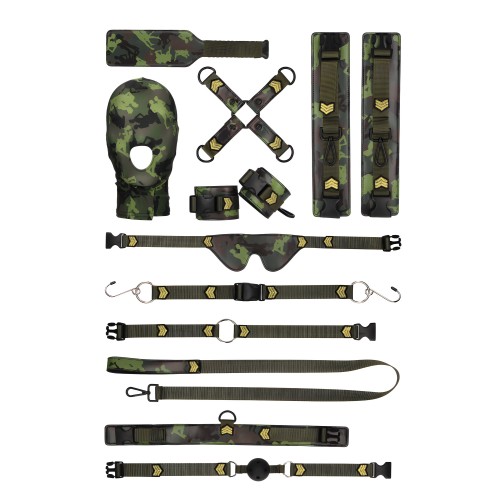 Kit de Bondage Army de Shots Ouch