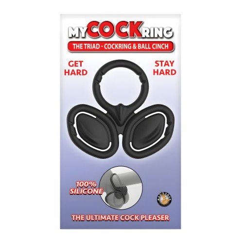 Triad Cock Ring Black