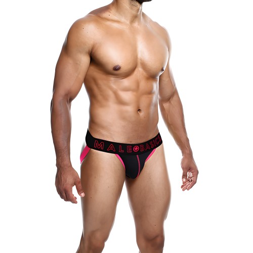 Male Basics Neon Jockstrap - Coral XL