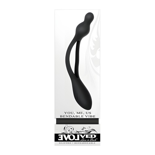 Evolved Tú Yo Nosotros Vibrador Flexible - Negro