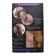 Locked In Lust Crotch Rocket Strap-On Small - Black