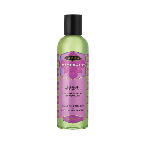 Kama Sutra Naturals Aceite de Masaje - 2 oz Island Passion Berry