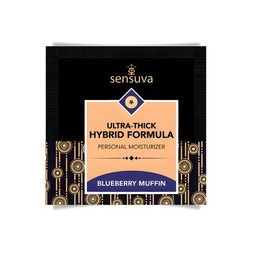Hidratante Personal Híbrido Ultra Espeso Sensuva - Muffin de Arándano